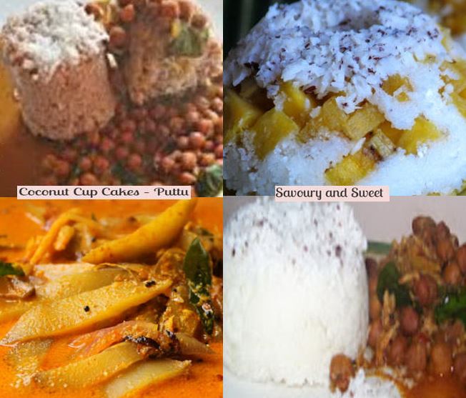 Recipe Puttu - Crumbly Coconut Cup Cakes - Puttu - Savoury and Sweet