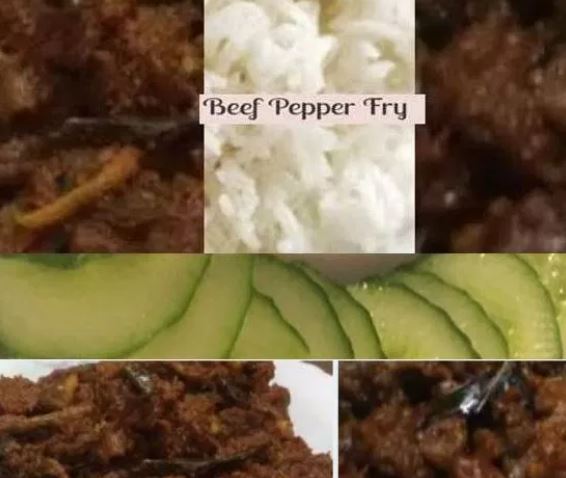 Beef fry rice