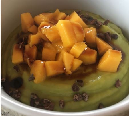Avacado Mango Vegan Dessert Sugar Free
