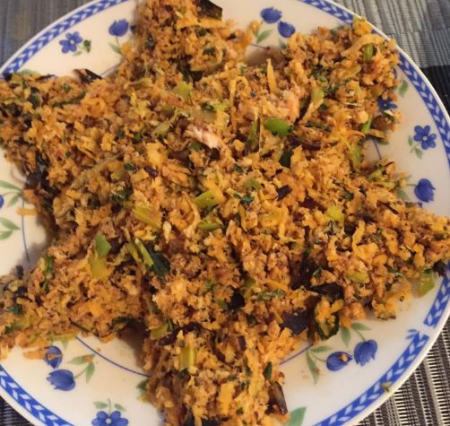 Meen Peera My Way - Scrambled Fish with Grated Coconut