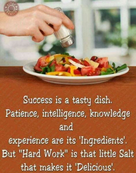 Success and hard work