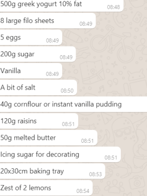 Ingredients Yogurt Pie