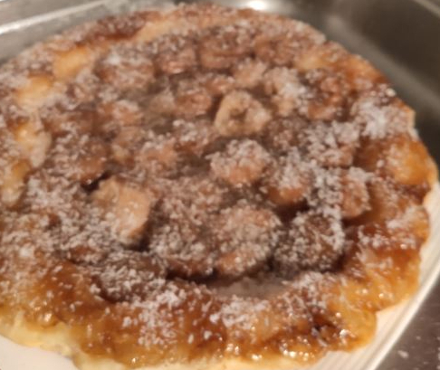 Salted Banana Caramel Tarte Tatin