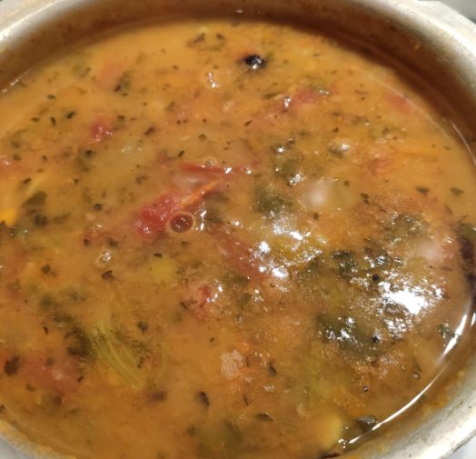 Kaddu Ka Saag - Creamy Lentil with Pumpkin leaves